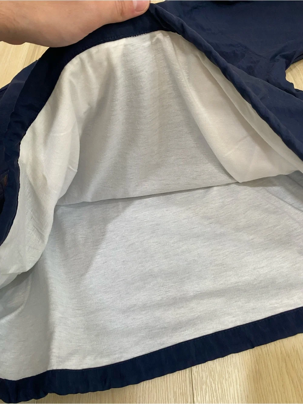 Dallas Cowboys Pro Line Champion NFL Pullover Windbreaker Mens M Blue V Neck